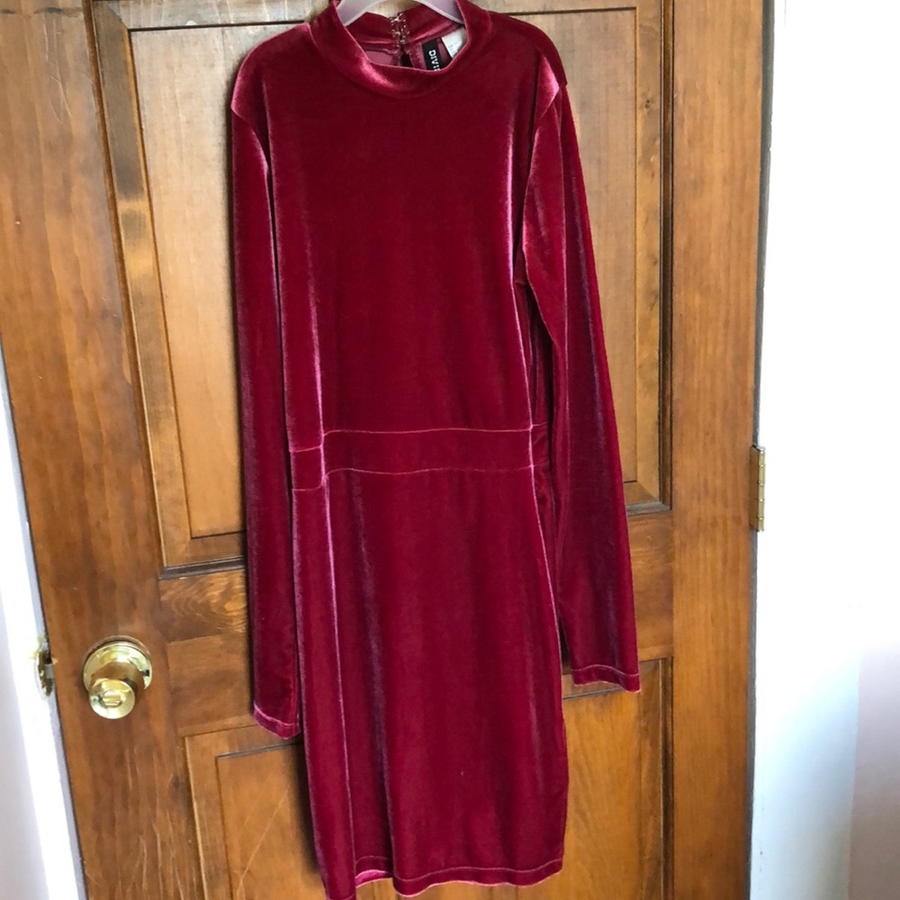 Bodycon velvet dress